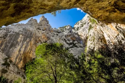 Blick auf die Gorropu-Schlucht.