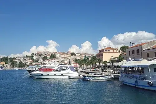 Hafen von Rovinj, Kroatien.