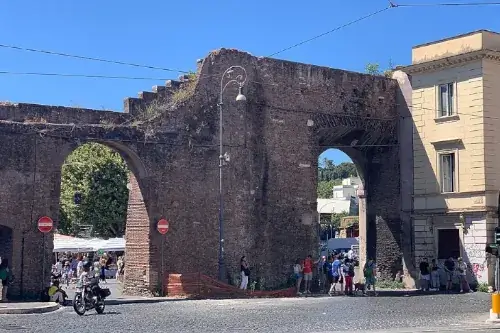 Tor Porta Portese in Rom.