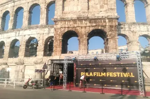 Pula Film Festivals 2021 im Amphitheater.